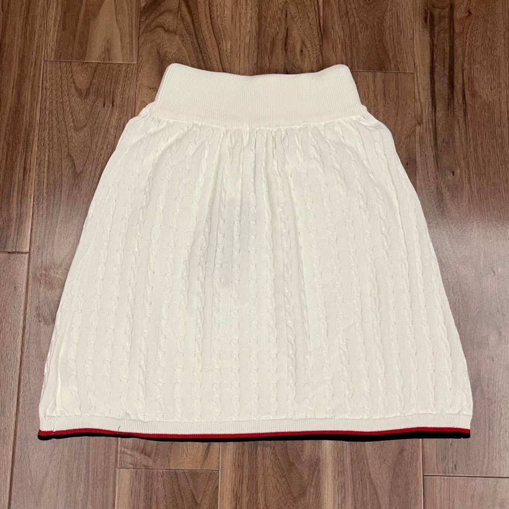 Polo Ralph Lauren Cable Knit Polo Top & Skirt Two Piece Set - Picture 6 of 9